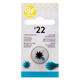 WILTON NOZZLE #22 - OPEN STAR