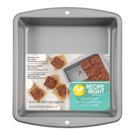 WILTON "RECIPE RIGHT" SQUARE BAKING PAN - 20 CM