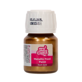 FUNCAKES EDIBLE METALLIC PAINT - DARK GOLD 30 ML