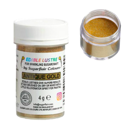 SUGARFLAIR EDIBLE GLITTER - ANTIQUE GOLD (4 G)