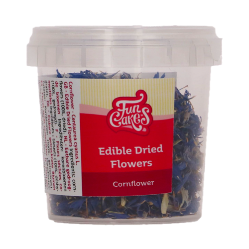 FUNCAKES EDIBLE DRIED FLOWERS - CORNFLOWERS (5 G)