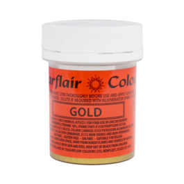 SUGARFLAIR EDIBLE GLITTER PAINT - GOLD (WITHOUT E-171) 35 G