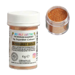 SUGARFLAIR EDIBLE GLITTER - SUNBURST GOLD (4 G)