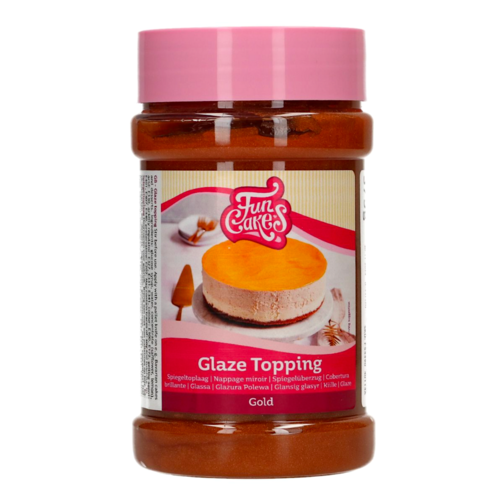 FUNCAKES GLAZE TOPPING - GOLD (375 G)