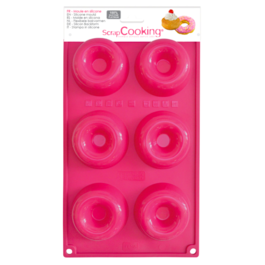 SCRAPCOOKING 3D SILICONE MOULD - DOUGHNUTS