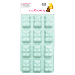 SCRAPCOOKING 3D SILICONE MOULD - TEDDY BEARS