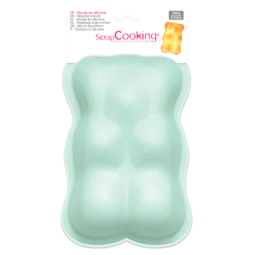 SCRAPCOOKING 3D SILICONE MOULD - TEDDY