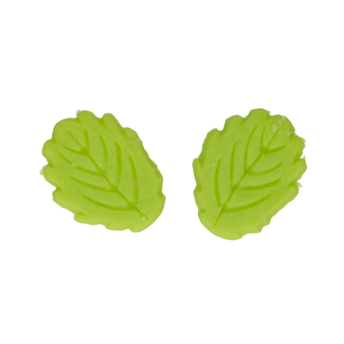 FUNCAKES MARZIPAN DECORATIONS - GREEN LEAVES