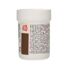 FUNCAKES PASTE DYE - DARK BROWN 30 G