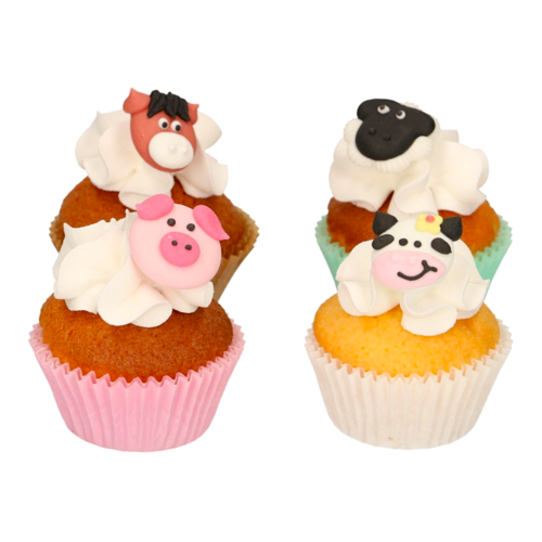 FUNCAKES SUGAR DECORATIONS - FARM ANIMALS