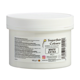 SUGARFLAIR PASTE DYE - WHITE EXTRA 400 G