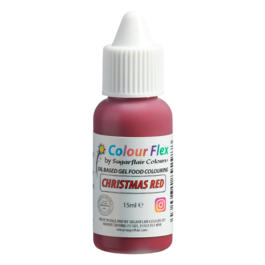 SUGARFLAIR LIPOSOLUBLE DYE "COLOURFLEX" - CHRISTMAS RED 15 ML