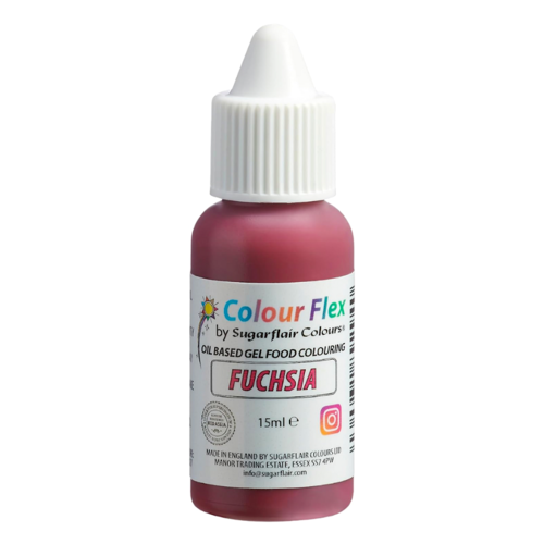 SUGARFLAIR LIPOSOLUBLE DYE "COLOURFLEX" - FUCHSIA 15 ML