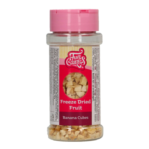 FUNCAKES FREEZE-DRIED FRUIT CUBES - BANANA 18 G