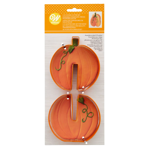 WILTON CUTTER SET - 3D PUMPKIN