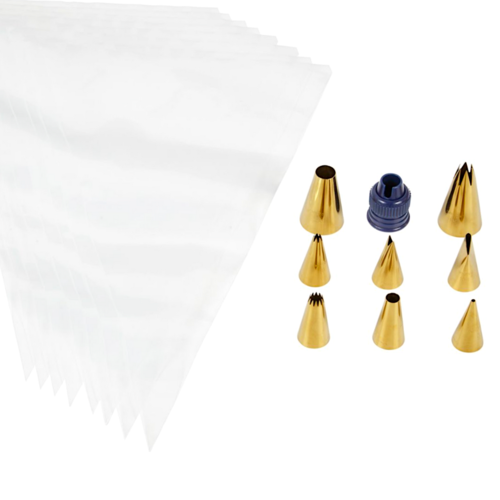 WILTON DECORATION TIP SET - GOLDEN