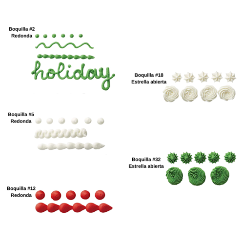 WILTON CHRISTMAS DECORATING SET - BISCUITS