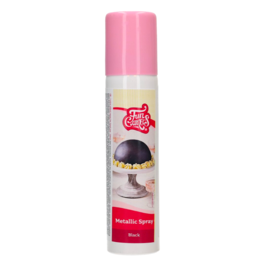 FUNCAKES METALLIC SPRAY - SHINY BLACK (100 ML)