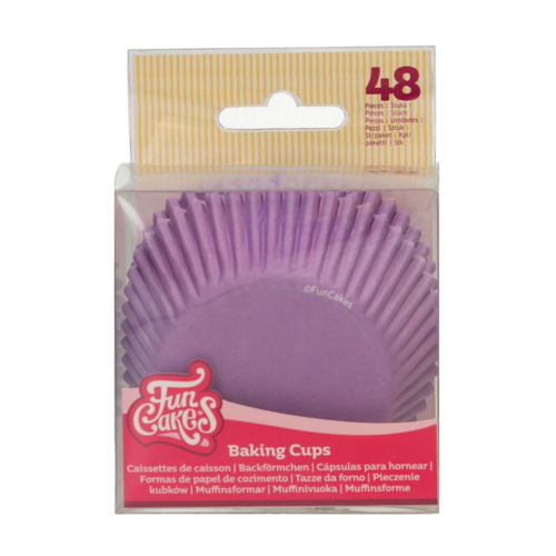 FUNCAKES CUPCAKE CAPSULES - PURPLE