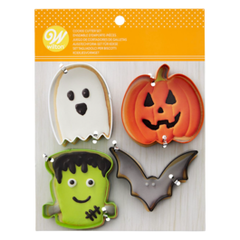 WILTON CUTTER SET - HALLOWEEN (4 PCs)