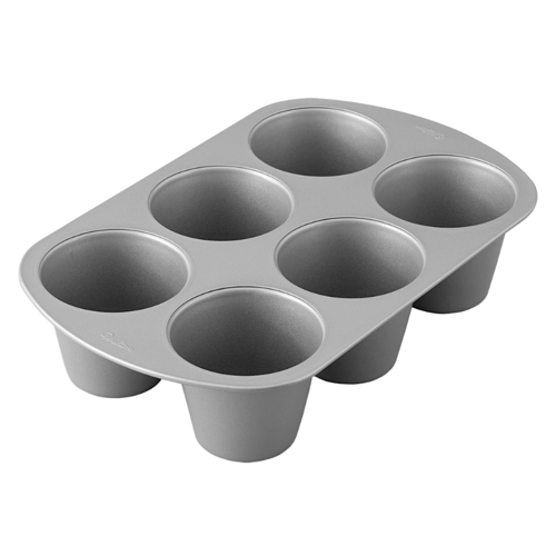 WILTON MUFFIN BAKING PAN (EXTRA-LARGE) - 6 CAVITIES