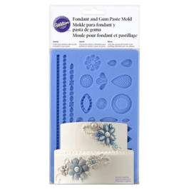 WILTON SILICON FORM FOR FONDANT - JEWELS