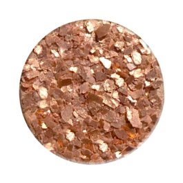 CRYSTAL CANDY EDIBLE GLITTER FLAKES - ROSE GOLD (7 G)
