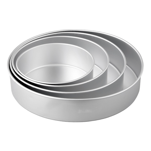 WILTON ALUMINIUM ROUND BAKING PANS SET -  20 / 25 / 30 / 35 CM