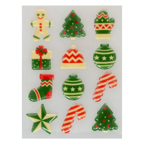 FUNCAKES CHOCOLATE DECORATIONS - CHRISTMAS FIGURINES