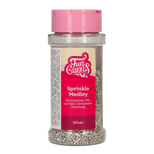 FUNCAKES SPRINKLES - SILVER 65 G