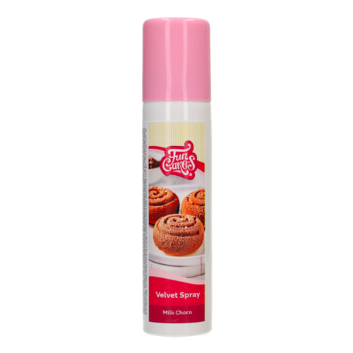 FUNCAKES VELVET EFFECT SPRAY - MILK CHOCOLATE (100 ML)