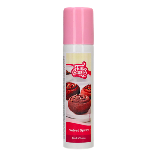 FUNCAKES VELVET EFFECT SPRAY - DARK CHOCOLATE (100 ML)