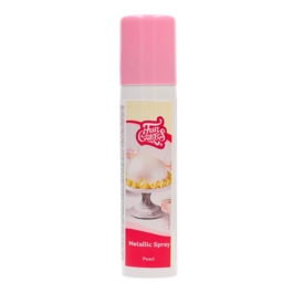 FUNCAKES METALLIC SPRAY - SHINY PEARL WHITE 100 ML