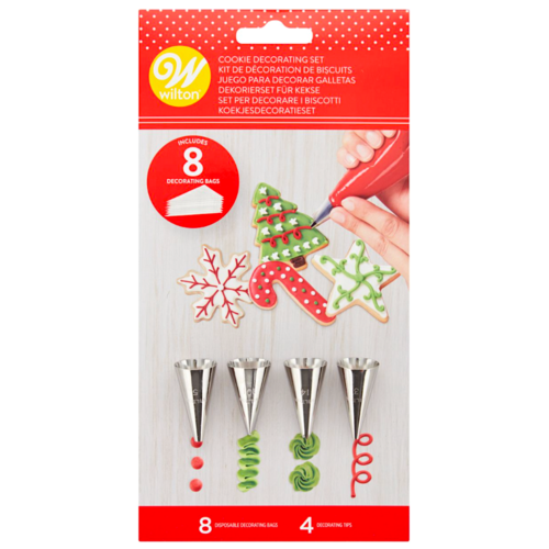 WILTON CHRISTMAS DECORATING SET - COOKIES