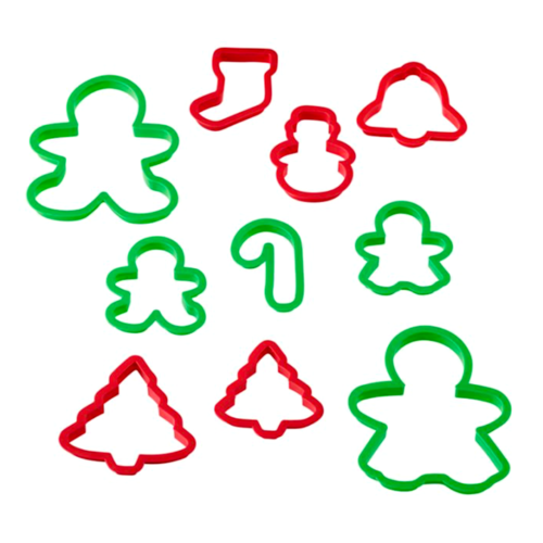 WILTON SET 10 BISCUIT CUTTERS - CHRISTMAS