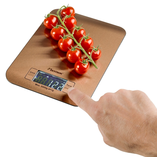 BESTRON DIGITAL KITCHEN SCALE - "COPPER"