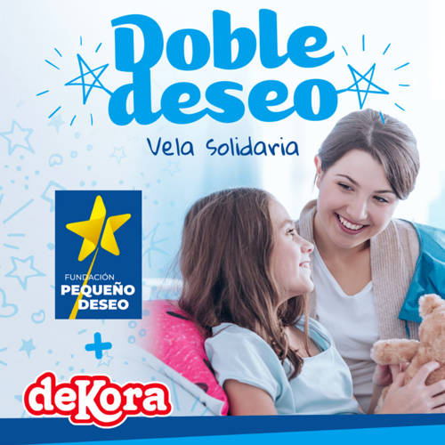 DEKORA SOLIDARITY CANDLE "DOUBLE WISH" - STAR