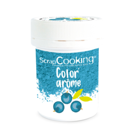 SCRAPCOOKING COLOURING AND FLAVOURING POWDER - BLUE / BLUEBERRIES (10 G)