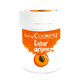 SCRAPCOOKING COLOURING AND FLAVOURING POWDER - ORANGE / APRICOT (10 G)