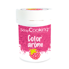 SCRAPCOOKING COLOURING AND FLAVOURING POWDER - PINK / RASPBERRY (10 G)