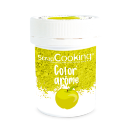 SCRAPCOOKING COLOURING AND FLAVOURING POWDER - GREEN / APPLE (10 G)