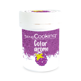 SCRAPCOOKING COLOURING AND FLAVOURING POWDER - VIOLET / BLACKBERRY (10 G)