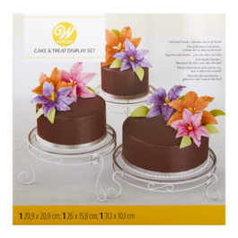 WILTON CAKE AND TREAT DISPLAY SET (3 U)