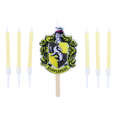 PME BIRTHDAY CANDLE SET - "HARRY POTTER" HUFFLEPUFF