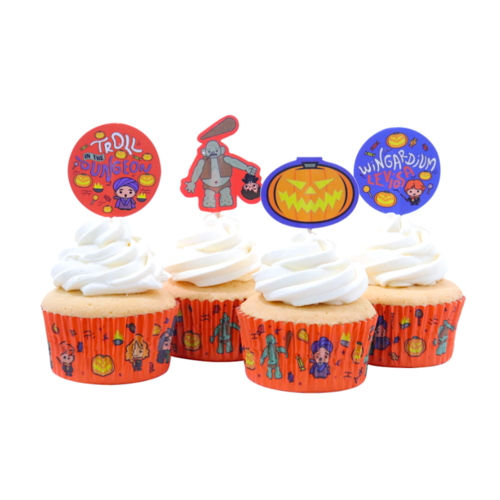 PME SET OF CUPCAKE CAPSULES + TOPPERS - "HARRY POTTER" TROLL