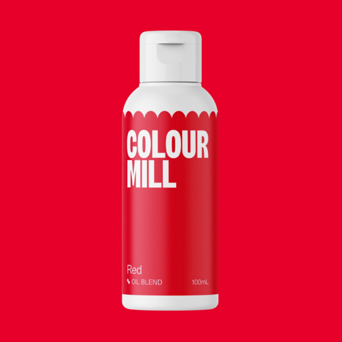 COLOUR MILL LIPOSOLUBLE DYE - RED (100 ML)