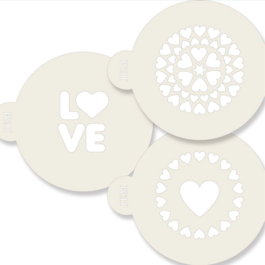 JEM - DECORATION STENCIL SET - LOVE