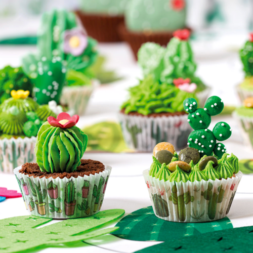 DECORA CUPCAKES CAPSULES - CACTUS