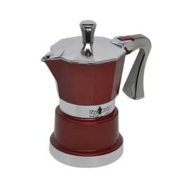 TOP MOKA "SUPER TOP" COFFEE MAKER  - RED (1 CUP)