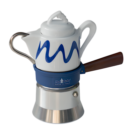 TOP MOKA "GOCCIA" COFFEE MAKER - BLUE